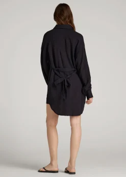 Gauze Shirt Dress for Tall Women