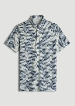 Golf Performance Polo Shirt for Tall Men
