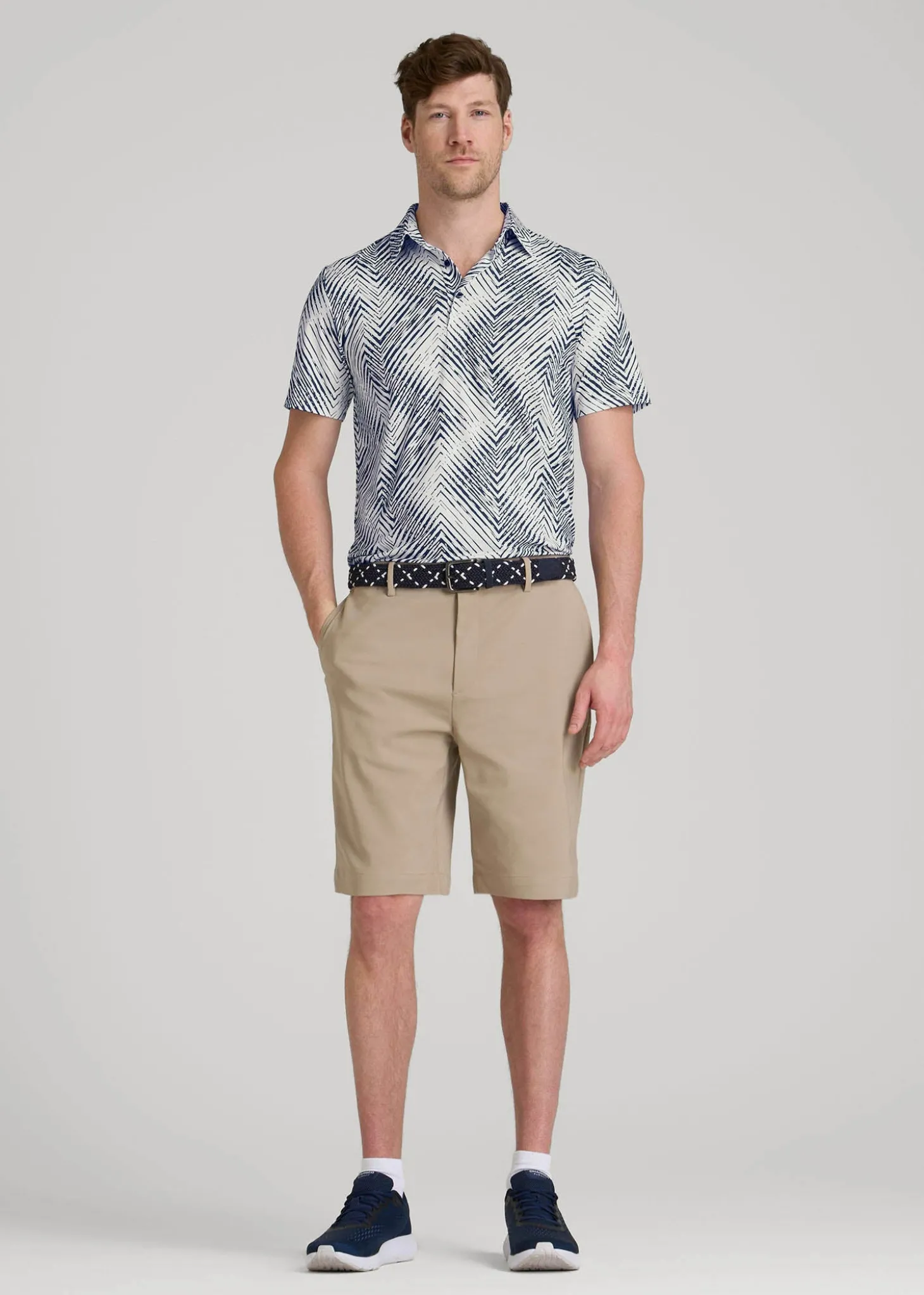 Golf Performance Polo Shirt for Tall Men