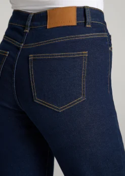 Harper High-Rise Straight Stretch Jeans for Tall Women