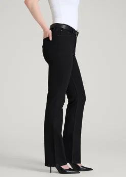 Harper High-Rise Straight Stretch Jeans for Tall Women