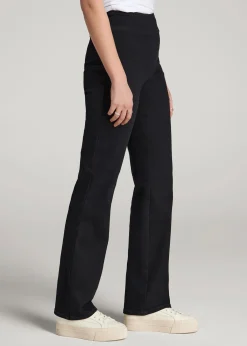 Harper Pull-on Straight Leg Jeans for Tall Women