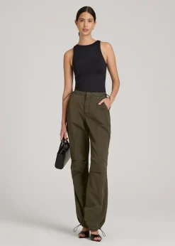 High Crewneck Sleeveless Bodysuit for Tall Women