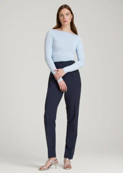 High Rise Pants with Darts for Tall Women