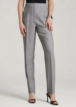 High Rise Pants with Darts for Tall Women