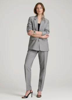 High Rise Pants with Darts for Tall Women