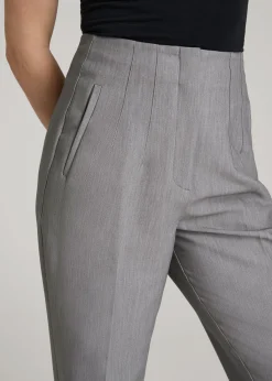 High Rise Pants with Darts for Tall Women