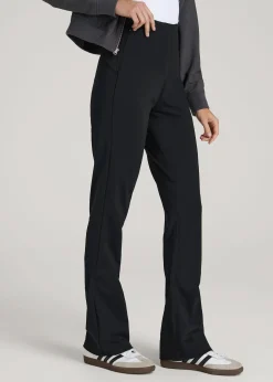 High Rise Pull On Mini Flare Pant for Tall Women