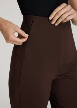 High Rise Pull On Mini Flare Pant for Tall Women