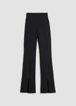 High Rise Split Flare Cotton Leggings for Tall Women