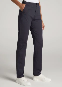 High Rise Tapered Chino Pants for Tall Women