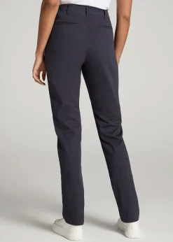 High Rise Tapered Chino Pants for Tall Women