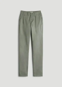 High Rise Tapered Chino Pants for Tall Women