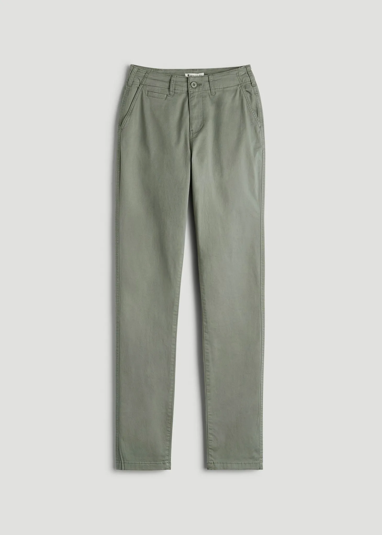 High Rise Tapered Chino Pants for Tall Women