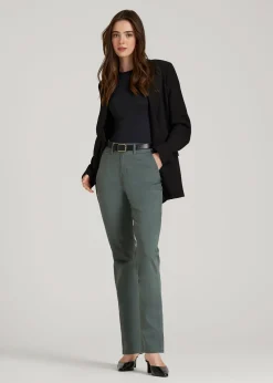 High Rise Tapered Chino Pants for Tall Women