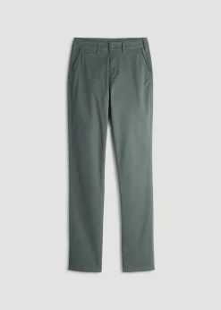 High Rise Tapered Chino Pants for Tall Women