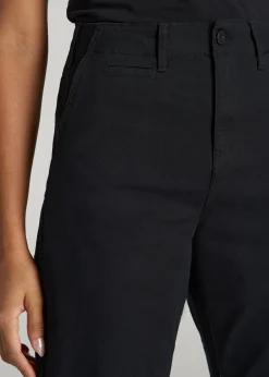 High Rise Tapered Chino Pants for Tall Women