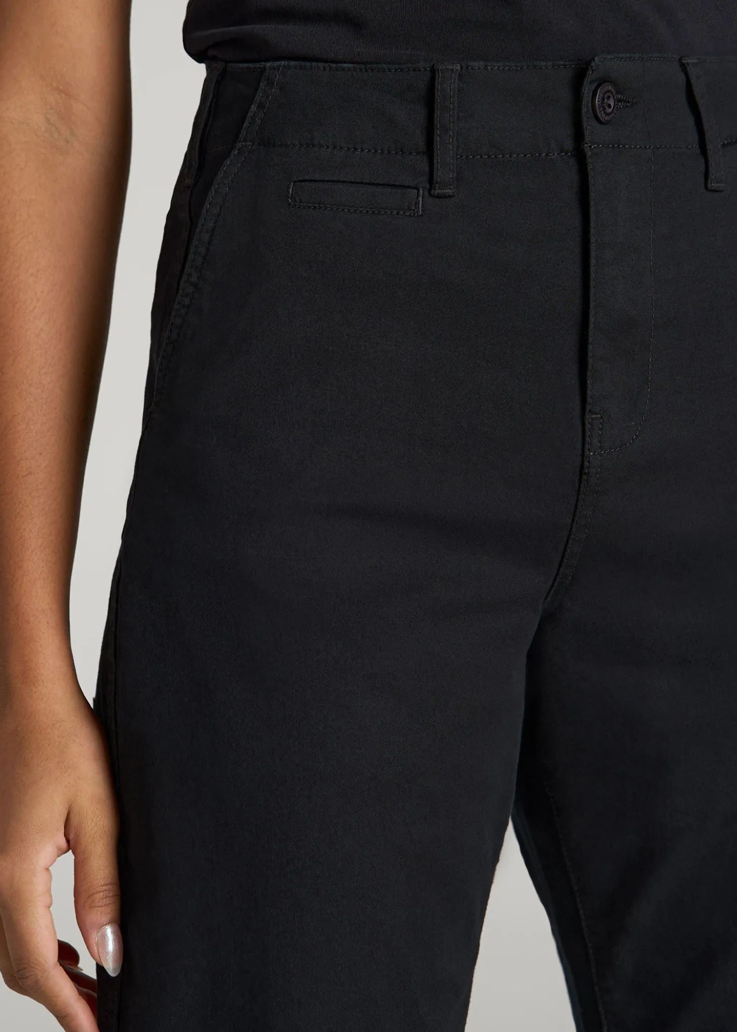High Rise Tapered Chino Pants for Tall Women