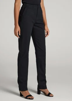 High Rise Tapered Chino Pants for Tall Women