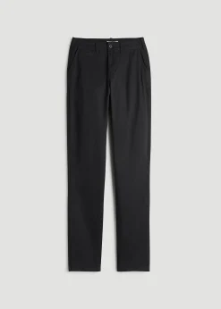 High Rise Tapered Chino Pants for Tall Women