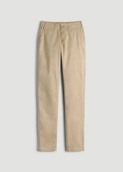 High Rise Tapered Chino Pants for Tall Women