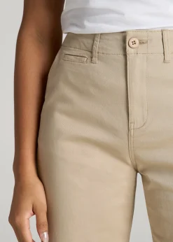 High Rise Tapered Chino Pants for Tall Women