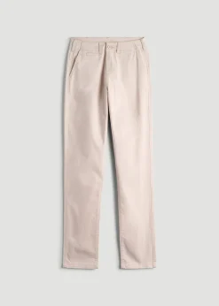 High Rise Tapered Chino Pants for Tall Women