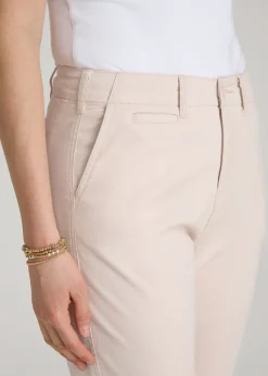 High Rise Tapered Chino Pants for Tall Women