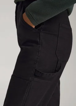High-Waisted Carpenter Pocket Pants for Tall Women