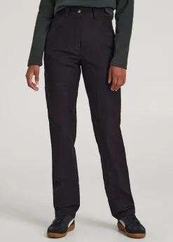 High-Waisted Carpenter Pocket Pants for Tall Women