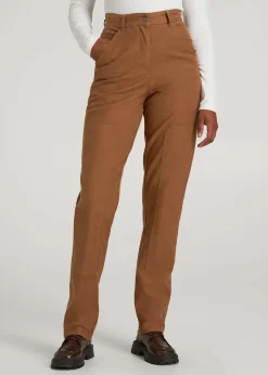 High-Waisted Carpenter Pocket Pants for Tall Women