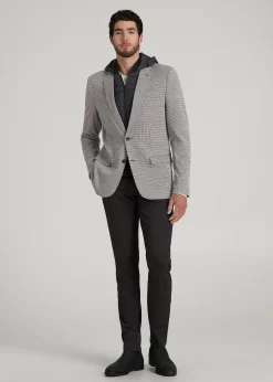 Hooded Bib Blazer for Tall Men