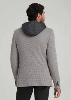 Hooded Bib Blazer for Tall Men