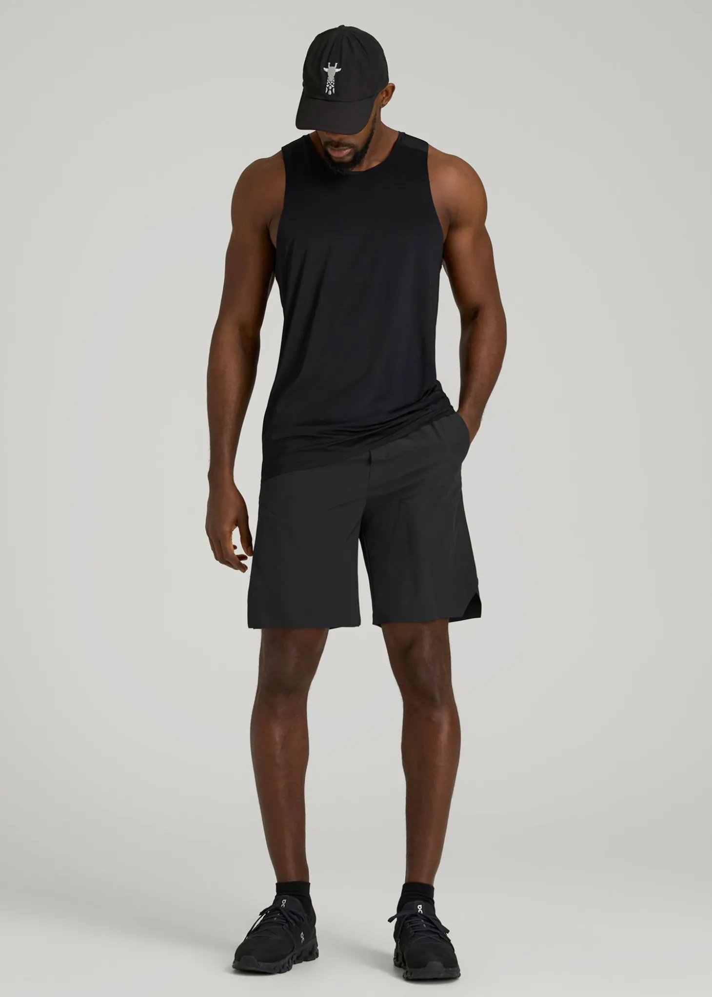 2-in-1 Featherweight Running Short for Tall Men