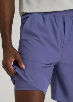 2-in-1 Featherweight Running Short for Tall Men