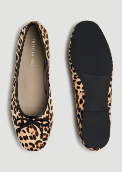Leather Ballet Flat for Tall Women