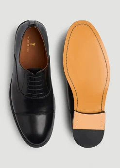 Leather Cap Toe Oxford for Tall Men