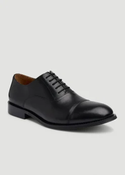 Leather Cap Toe Oxford for Tall Men