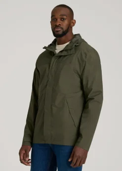 Lightweight Rain Jacket for Tall Men