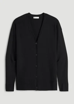 Linen Blend Knit Cardigan for Tall Women