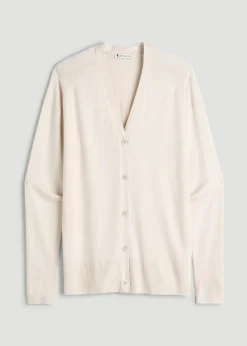 Linen Blend Knit Cardigan for Tall Women