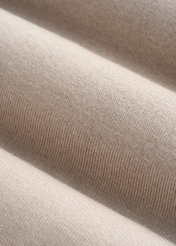 Linen Blend Knit Crewneck for Tall Women