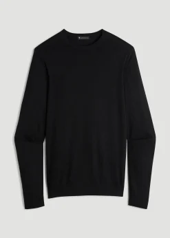 Linen Blend Lightweight Sweater for Tall Men