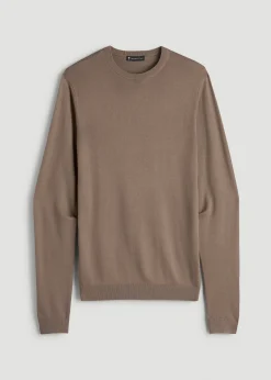 Linen Blend Lightweight Sweater for Tall Men