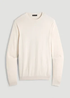Linen Blend Lightweight Sweater for Tall Men