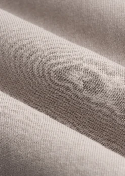 Linen Blend Split Hem V-Neck Sweater for Tall Women
