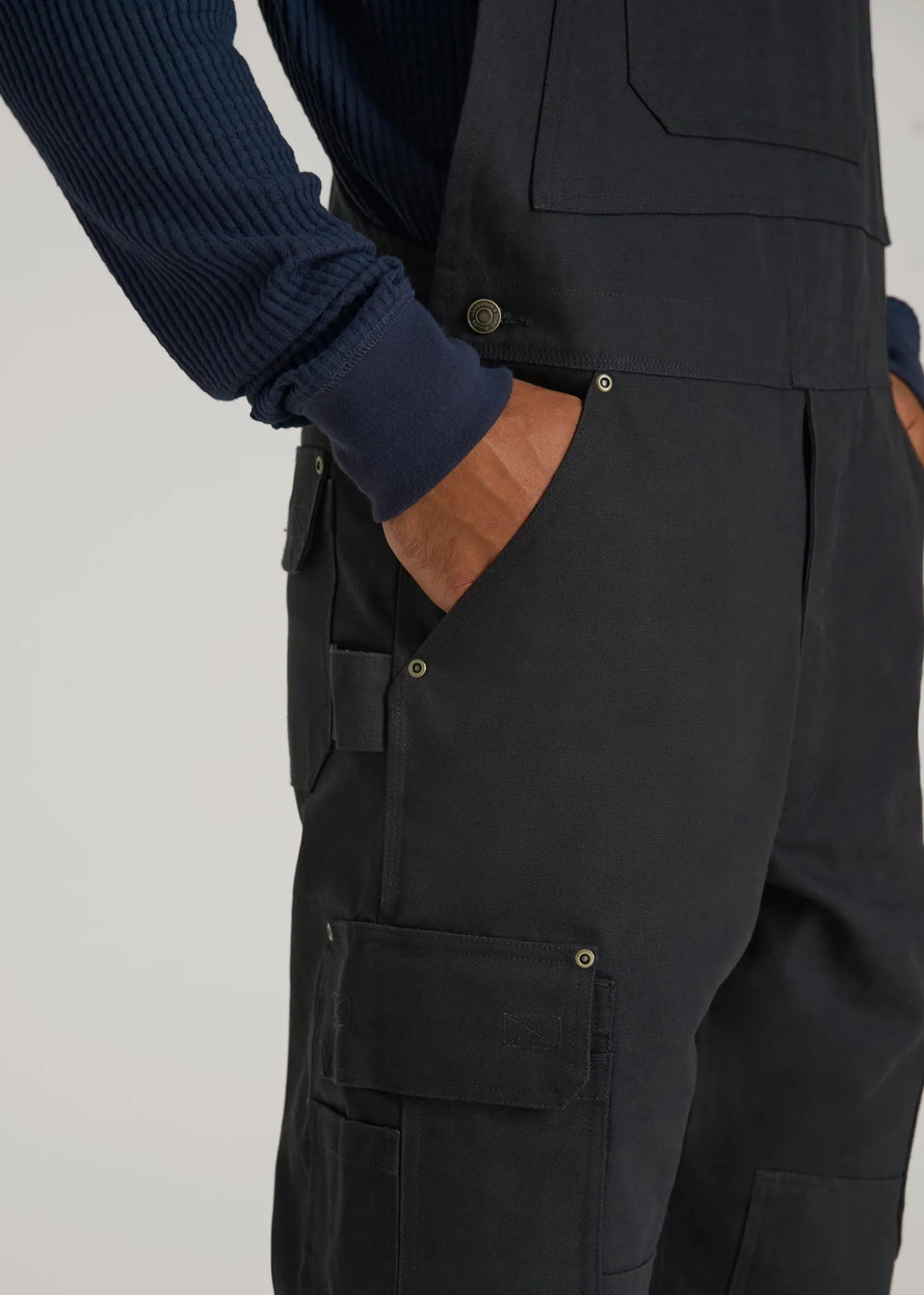 LJ&S Canvas Bib Overalls for Tall Men
