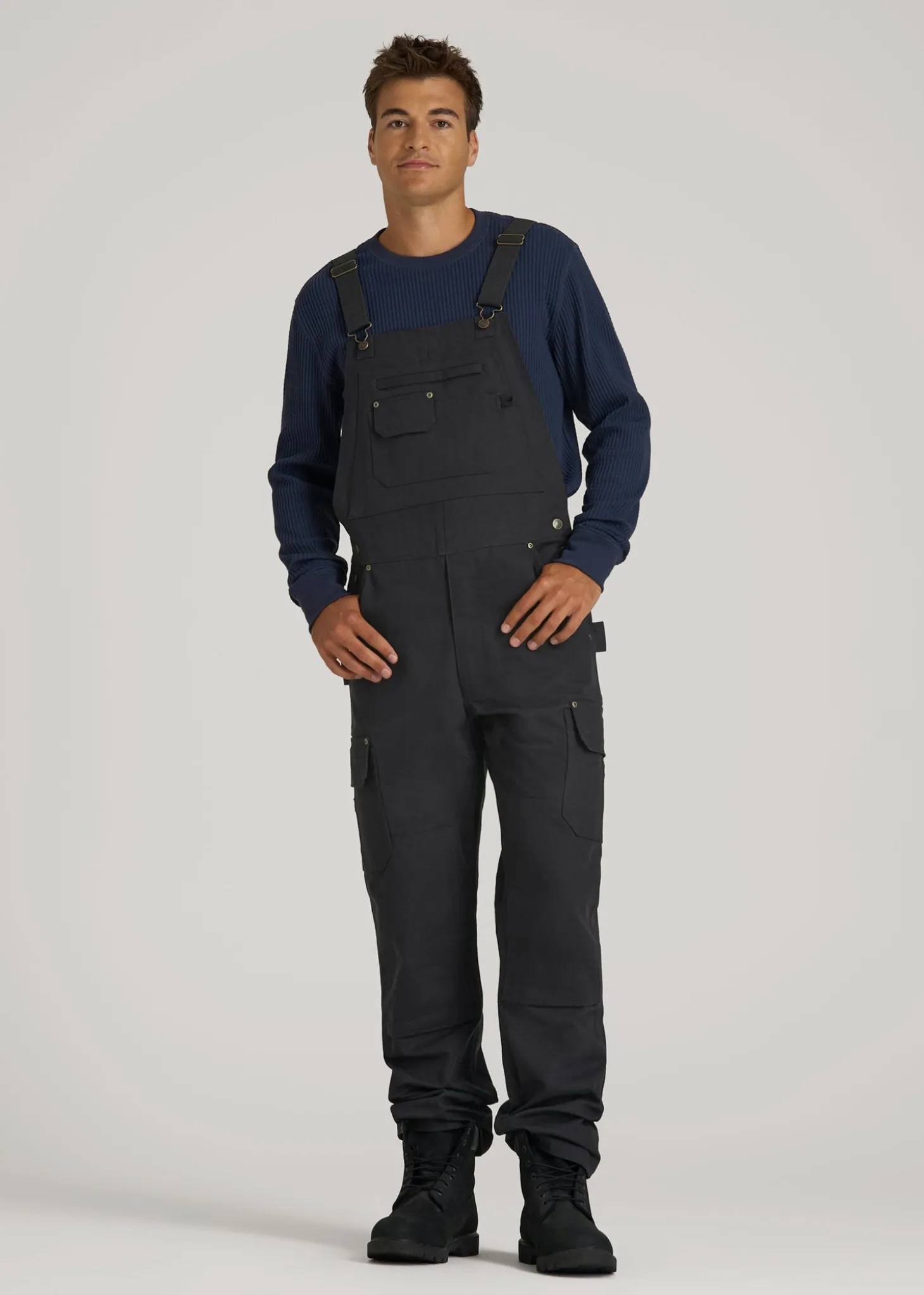 LJ&S Canvas Bib Overalls for Tall Men