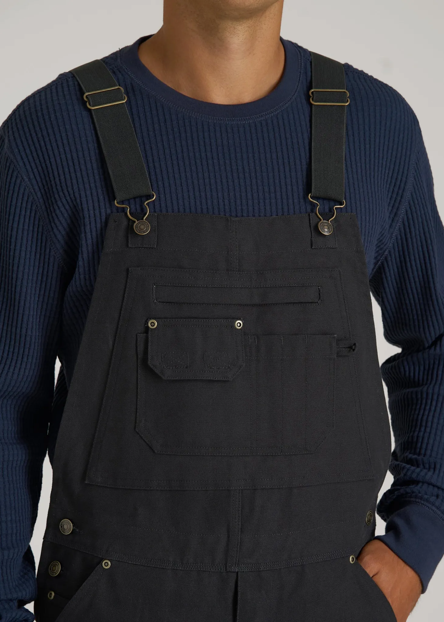 LJ&S Canvas Bib Overalls for Tall Men