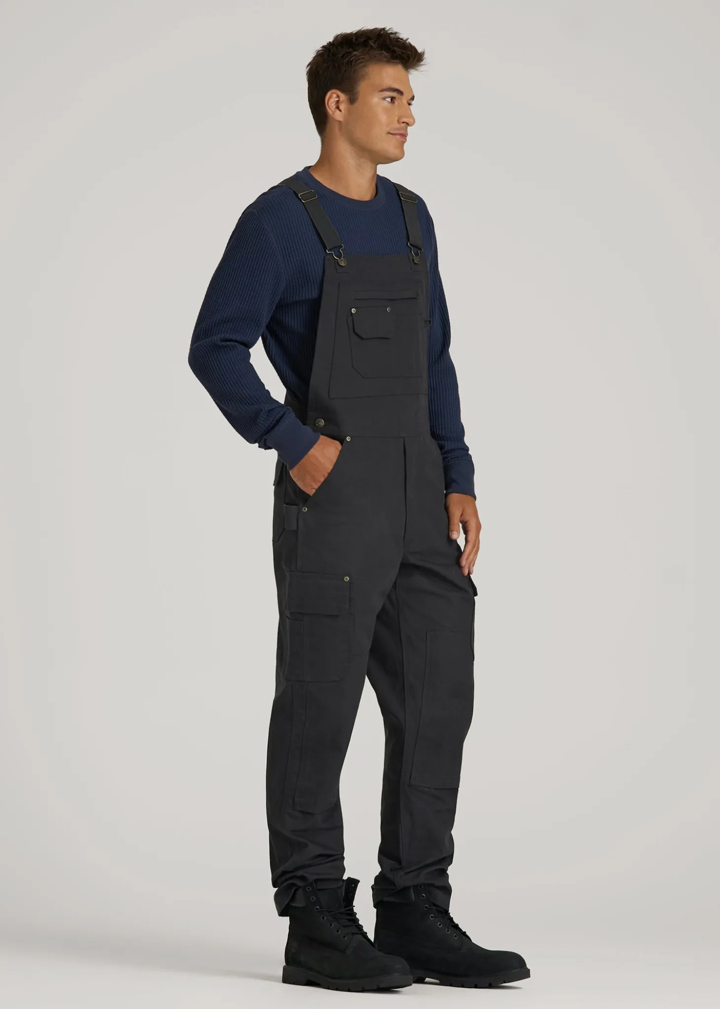 LJ&S Canvas Bib Overalls for Tall Men